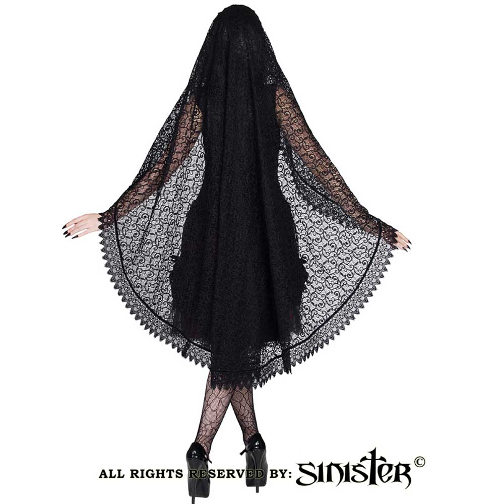 Sinister - H028 Schleier - Schwarz